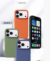 Coque de téléphone portable en silicone liquide OEM/ODM, antichoc, étanche, en caoutchouc, pour iPhone 17 18 Pro Max