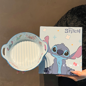 Assiette à dîner en céramique <span class=keywords><strong>de</strong></span> dessin animé Disney, <span class=keywords><strong>plaque</strong></span> à pâtisserie pour la maison, les fêtes, le <span class=keywords><strong>bureau</strong></span> et cadeau <span class=keywords><strong>de</strong></span> Noël - Product Image 3