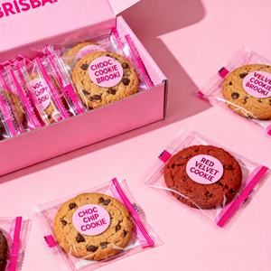 Wholesale Custom Printed Logo Frosted Cookie Pouch Food Packaging <b>Plastic</b> <b>Bag</b> for Cookie Biscuit Donuts Snacks <b>Storage</b> - Product Image 2