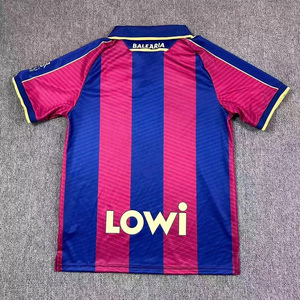 Camiseta de Fútbol de Verano con Estampado de la Nueva Temporada 2025/26 Levante, Diseño Personalizado, Jersey Local/Visitante, Cuello Redondo, Unisex, Adulto - Product Image 2