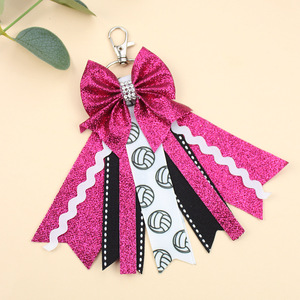 Game Day fútbol béisbol arcos bolsa encanto decoración Pin <span class=keywords><strong>Me</strong></span> cinta llavero <span class=keywords><strong>accesorios</strong></span> para el cabello para niñas mujeres - Product Image 3