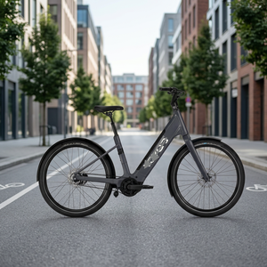 Vélo hybride 27,5 pouces, cadre en aluminium, freins à disque doubles, 10 vitesses, fourche confortable, selle confortable, utilisation sur route pour adultes - Product Image 3