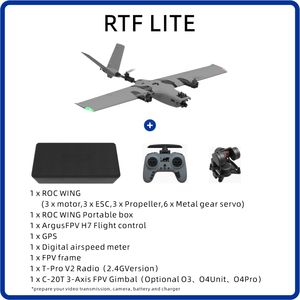 Geri çekilebilir sabit kanatlı VTOL profesyonel yüksek çözünürlüklü hava fotoğrafçılığı FPV geri çekilebilir Y3 Tiltrotor uzun menzilli dayanıklılık - Product Image 6