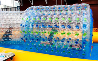 Boule à bulles gonflable géante personnalisée pour jeux aquatiques, tube flottant géant, Zorb aquatique, jeux de parc aquatique