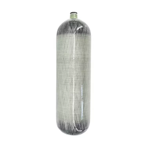 Tanque de aire comprimido de oxígeno de 9L, cilindro de fibra de carbono de alta presión, 4500PSI, para bomberos, gran oferta - Product Image 4