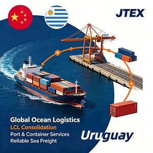 Servicio de Transporte Marítimo LCL Estable de China a Uruguay, Envío de Puerto a Puerto, Agente de Carga, Transitario Internacional de Logística - Product Image 1