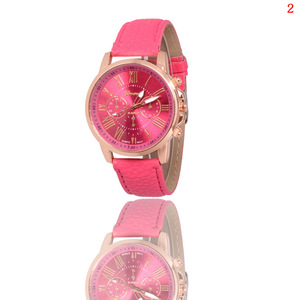 Nuovo <span class=keywords><strong>Orologio</strong></span> da <span class=keywords><strong>Donna</strong></span> Dorato di Lusso con Bracciale, Numeri Romani, Cinturino in Ecopelle, Analogico al Quarzo, Elegante <span class=keywords><strong>Orologio</strong></span> Geneva da <span class=keywords><strong>Donna</strong></span> - Product Image 5