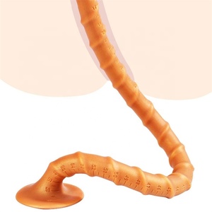 <strong>Super</strong> Long Silicone <strong>Anal</strong> Plug Realistic Twisted Texture Design for Couples Butt Plug Sex Toys - Product Image 3