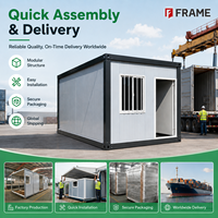 Maison Modulaire Intelligente, Solution Clé en Main Intégrée, Cabine Conteneur en Kit, Villa Préfabriquée de Luxe, Norme CE, 20 pieds, 40 pieds