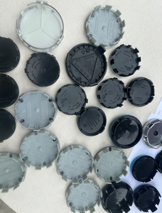 Nouvelles enjolives de <span class=keywords><strong>roue</strong></span> en plastique noir avec <span class=keywords><strong>logo</strong></span> 56MM/65MM/70MM pour <span class=keywords><strong>Volkswagen</strong></span> Lavida Sagitar Magotan - Product Image 3