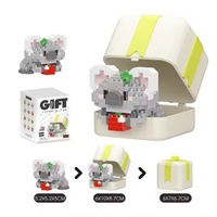SAMLOK Blocs de construction créatifs en plastique ABS, animaux de compagnie mignons, échelle 1:32, coffret cadeau, 217-362 pièces, pour enfants de 5 à 7 ans, nouvelle arrivée 2025