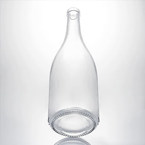 Botella de Vidrio Texturizado <span class=keywords><strong>Premium</strong></span> de 750 ml con Acabado Martillado para Whisky, Ron y Ginebra - Product Image 3