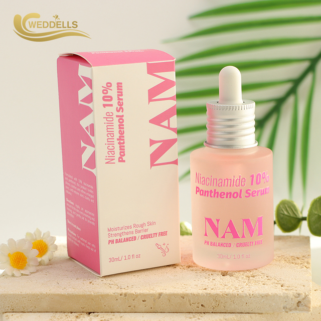 Niacinamide 10% Panthenol Facial Serum Oil Control Refine Pores Brightening Hydrating Soothing Repair Serum OEM ODM