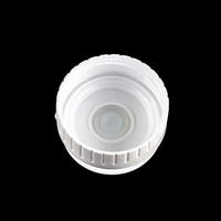 Bouchon à bascule avec valve en silicone, pour bouteille à presser en plastique, blanc, mm 38mm