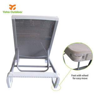 Haute qualité Durable <span class=keywords><strong>pas</strong></span> <span class=keywords><strong>cher</strong></span> <span class=keywords><strong>pliant</strong></span> en aluminium plastique résine extérieur jardin Patio piscine plage pont inclinable chaise longue chaise - Product Image 5