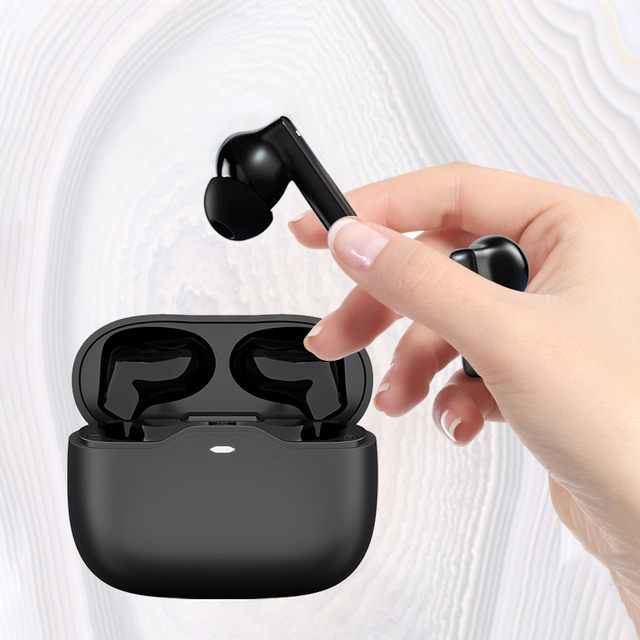 Professional Wireless HD Stereo Earphones with Active Noise Cancelling Deep Bass & Comfortable Earbuds for Work Travel & Gaming