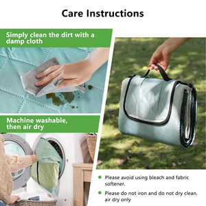 Coperta da Picnic Extra Large impermeabile resistente pieghevole tappetino da Picnic coperta da esterno per il <span class=keywords><strong>prato</strong></span> in spiaggia - Product Image 5