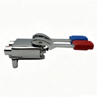 Robinet à pédale pour eau chaude et froide, corps en laiton chromé, filetage G1/2, commande à double pédale, montage au sol, cuisine