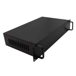 Nhà máy OEM tùy chỉnh tấm kim loại chế tạo tiêu chuẩn màu đen 19 inch 1U 2U 3U 4U Rackmount kim loại máy chủ trường hợp khung gầm bao vây - Product Image 1
