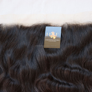 Extensiones de pelo brasileñas con encaje Frontal HD, pelo Natural negro virgen indio, pelo humano con pelo de bebé - Product Image 4