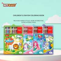 KEYBABY Livre de coloriage personnalisable en gros pour enfants, design gaufré, livre de dessin en papier offset économique pour enfants