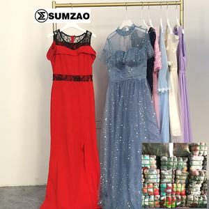 יד שנייה חבילות בשימוש בגדי קיץ תחרה שמלת מסיבת שמלת יד שנייה יד שנייה משמשים מבריטניה בגדים משומשים - Product Image 3