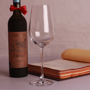 Set di bicchieri di vino rosso di cristallo europeo Design moderno scatola piena con polo nero calice di vetro di cristallo fabbrica fonte diretta - Product Image 4