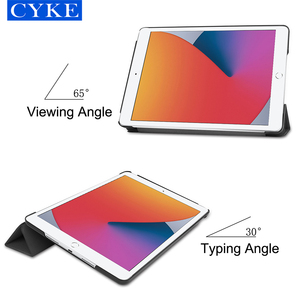 La cassa della compressa di CYKE ha addensato quattro angoli ed Anti caduta il cuoio dell'unità di elaborazione per <span class=keywords><strong>Apple</strong></span> <span class=keywords><strong>Ipad</strong></span> 8 2020 2019 copertura a 10.2 pollici della compressa del Trifold - Product Image 2