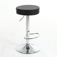Tabouret de bar pivotant réglable en gros, chaise moderne en cuir et métal pour usage commercial, restaurant et pub