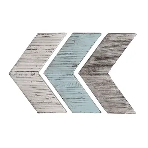 <span class=keywords><strong>Pays</strong></span> Style rustique Chevron flèche forme signe mural meilleure vente flèche Design en bois maison mur décor - Product Image 1