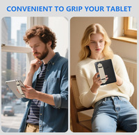 Sangle de maintien élastique 6-7,5 pouces pour Kindle et tablettes, sangle de préhension multifonctionnelle pour accessoires Kindle et e-books