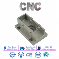 Pièces usinées CNC en aluminium 6061 sur mesure OEM, composants mécaniques de boîtier usinés CNC de précision anodisés