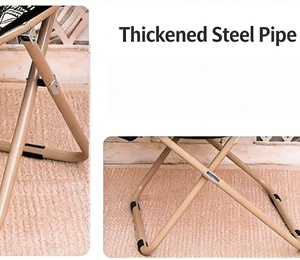 Silla de Camping Ventilada de Lino con Diseño de Malla para un Mejor Flujo de Aire y Refrigeración en Campamentos de Verano - Product Image 6