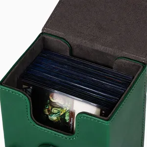 Tùy chỉnh ma thuật sang trọng chơi chủ da lưu trữ nhựa Bìa bảo vệ giao dịch mtg TCG Hội Đồng Quản trị Trò chơi thẻ boong hộp