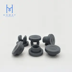 Homay Verpakking Hoge Kwaliteit 13Mm 20Mm 32Mm Medische Injectie Rubber Stop Voor Farmaceutische Glazen Flesjes