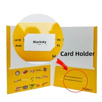 Protège-documents A4 personnalisable avec double pochette, emplacements pour cartes de visite et porte-feuilles pour feuilles individuelles, pour reliure à feuilles mobiles