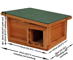 <span class=keywords><strong>Maison</strong></span> en bois pour <span class=keywords><strong>hérisson</strong></span> d'extérieur, cage pour animaux de compagnie, abri d'hibernation, station d'alimentation, fermeture à bouton pour petits animaux, lapins, en bois - Product Image 4