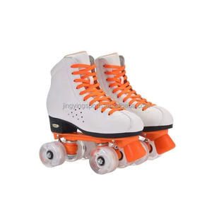 Zapatos de Skate de 4 ruedas de cuero personalizados para adultos, adolescentes y niños, patinaje en <span class=keywords><strong>quad</strong></span> al aire libre para hombres, mujeres, niños y niñas - Product Image 2