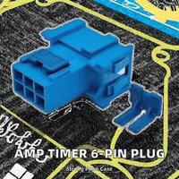 1-965641-1 6Pin Male Connector Housing Pitch Automotive Power Signal Plug Blue