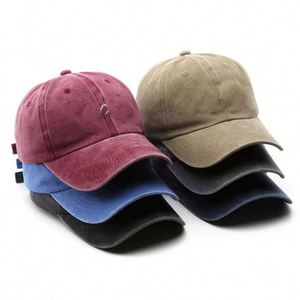 Gorra de Béisbol Unisex de Algodón Lavado, Estilo Vintage, Perfil Bajo, con Logotipo Bordado Personalizado, Gorras Deportivas - Product Image 1