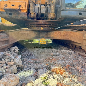 Excavatrice hydraulique d'occasion Hyundai 350LVS de 35 tonnes pour travaux miniers, peinture d'origine, réponse rapide - Product Image 3