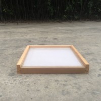 Ruche nationale britannique de haute qualité pour la boîte d'équipement apicole ruche à 3 couches avec fermes de couverture en fer galvanisé