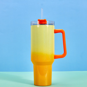 Termo de Acero Inoxidable Ice Bully de 40oz con Asa y Popote, Botella de Vacío Portátil para Coche, Uso Exterior, Regalos de Empresa, Novedad - Product Image 5