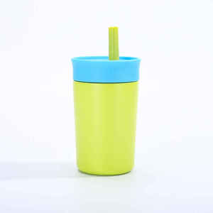 Mini Portable Stainless Steel Thermos <b>Cup</b> Large Capacity Leak-Proof <b>Straw</b> Water <b>Cup</b> <b>with</b> <b>Thermal</b> Insulation - Product Image 1
