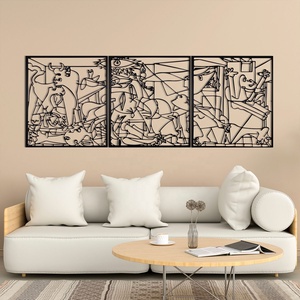 Decoración de Pared de <span class=keywords><strong>Metal</strong></span> <span class=keywords><strong>Guernica</strong></span> de Picasso, Pintura Original de Pablo Picasso, Artefacto Cúbico, Decoración de Pared de <span class=keywords><strong>Metal</strong></span> 3D Personalizable - Product Image 5