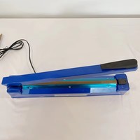 Machine de scellage de film pour sacs semi-automatique électrique 400 mm, scelleuse thermique portable pour sacs en papier, aliments, boissons, produits chimiques, haute efficacité