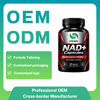 Fabricant de capsules NAD OEM, formule nutritionnelle cellulaire premium avec CoQ10, capsules NAD