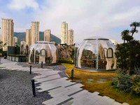 Tente Dôme Hôtelier de Luxe Moderne Transparente pour Glamping 2024, Isolée, Étanche, Quatre Saisons, Prix Usine