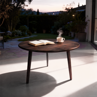 Table console moderne en noyer noir SUNWOODD EXPO, durable, écologique, en bois massif, meubles de salon, facile à nettoyer