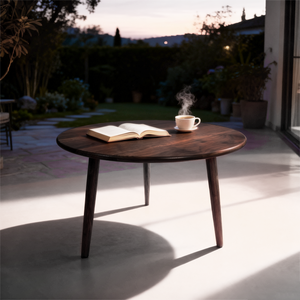 Modern <b>Black</b> Walnut Coffee <b>Console</b> Table Durable Eco-Friendly Solid Wood Home Furniture wholesale price - Product Image 4